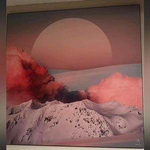 48x48in Big wall decor tapestry/canvas with infinity frame